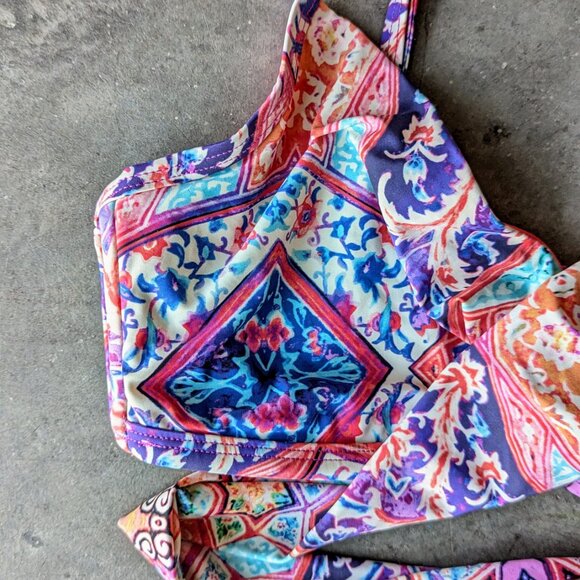 Seafolly Australia Badmode Kashmir Bralette Bikini Swimsuit size 8/10 - Picture 4 of 13